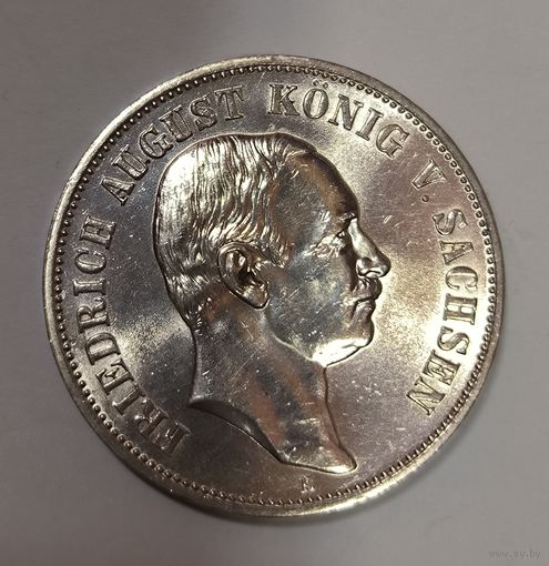 С рубля без мц! 5 марок 1914 Саксония лучистый!!! Редчайшее состояние!!