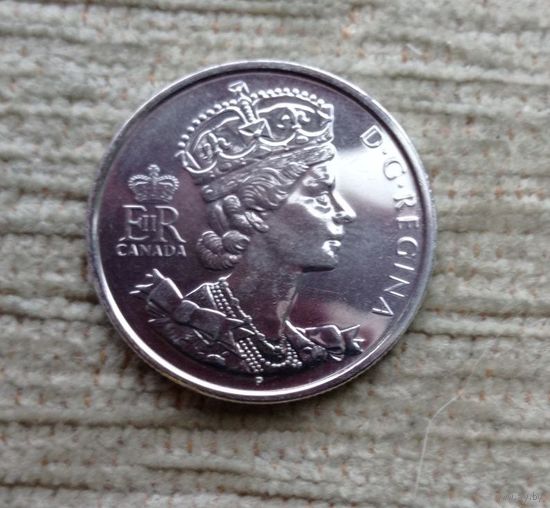 Werty71 Канада 50 центов 2002  50 лет правления Елизаветы 2