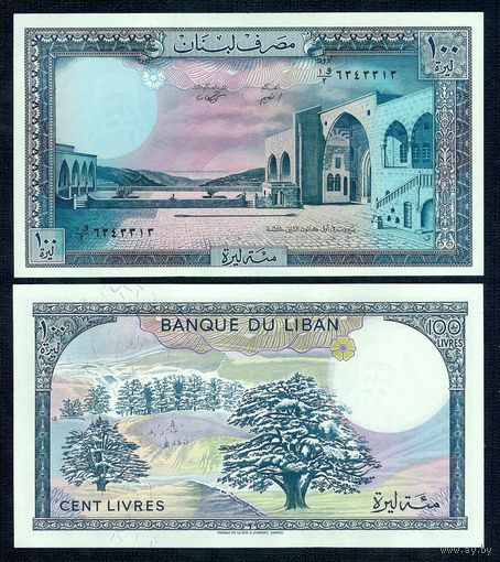 Ливан, 100 ливров 1988 год. UNC