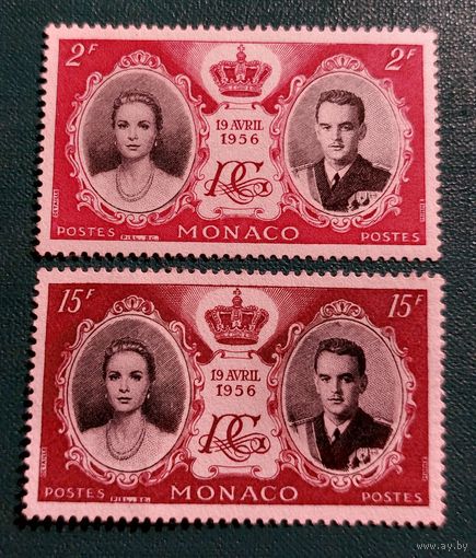 Монако 1956 Свадьба Принцессы и Принца