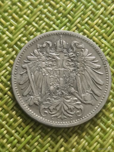 Австрия 20 геллеров 1908 г