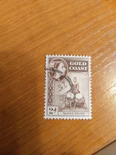 1952 британская колония Золотой Берег музыкант искусство культура королева (1-2)