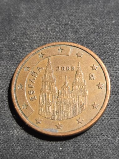 Испания 5 евроцентов 2008