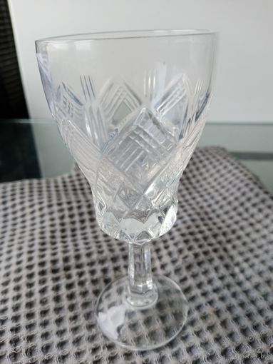Рюмка хрусталь на  гранёный ножке ССС8