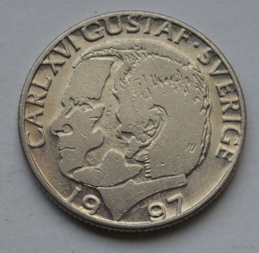 Швеция, 1 крона 1997 г.