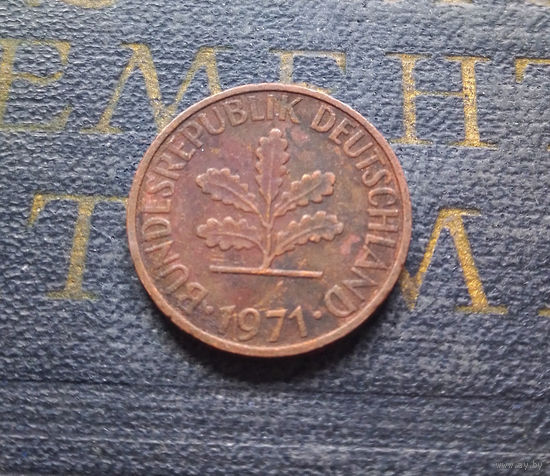 2 пфеннига 1971 (F) Германия ФРГ #03