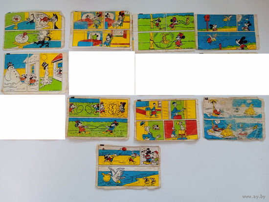 Вкладыш от жвачки "Donald". Цена за 1 шт.