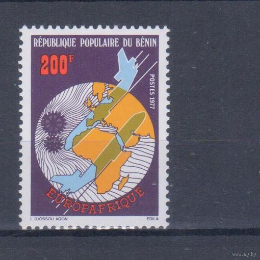 [1937] Бенин 1977. Авиация.Самолеты.ЕВРОПАФРИКА. Одиночный выпуск. MNH