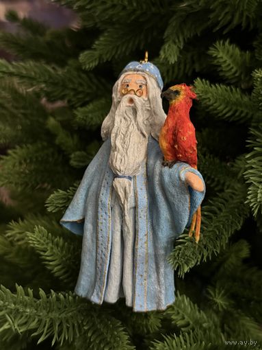 Ватная елочная игрушка