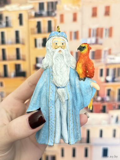 Ватная елочная игрушка