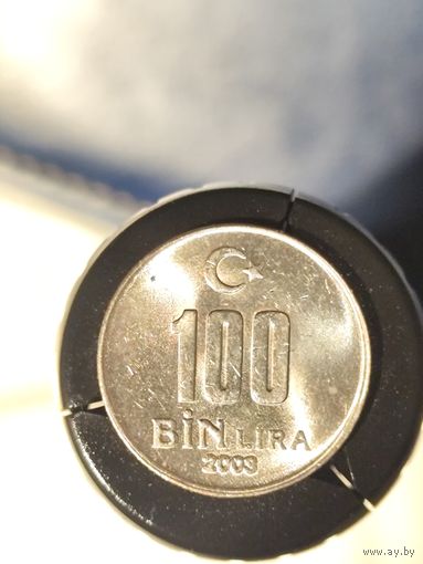 Турция 100000 лир 2003