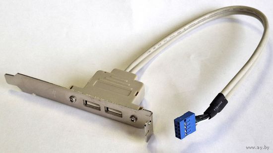 Планка расширения USB 2.0, 2 порта для материнской платы