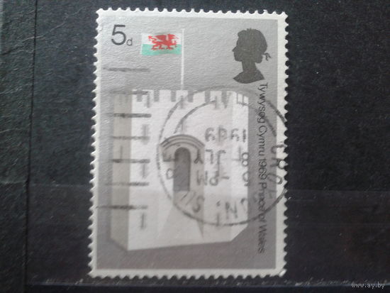 Англия 1969 Замок в Уэльсе