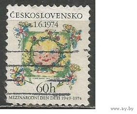 Чехословакия. 25 лет Международному Дню детей.1974г. Mi#2208/