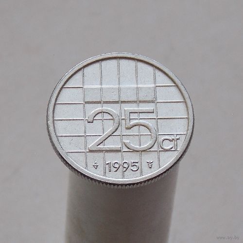 Нидерланды 25 центов 1995