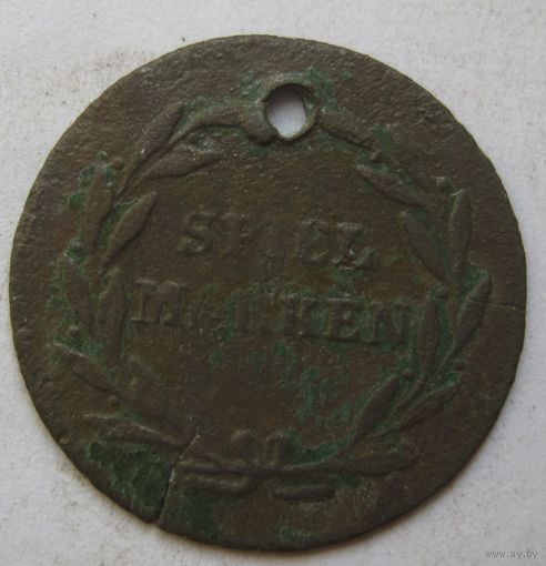 Жетон игровой.Deutschland Spielmarke.Не частый.