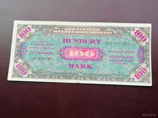Германия 100 марок 1944 американская зона оккупации