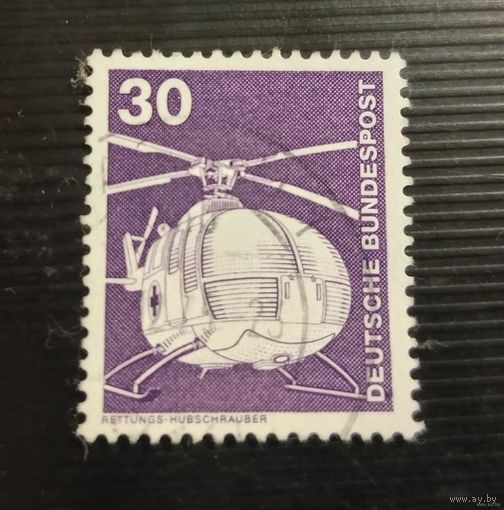Марка ФРГ - вертолет