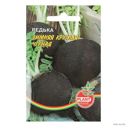 Семена Редька Круглая зимняя Черная, 1 г