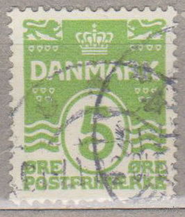 1930 год Дания герб  лот 7