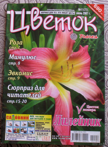 Цветок номер 11 2007, 12 2007