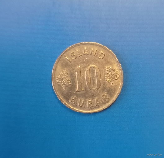 Исландия 10 эйре 1969 год