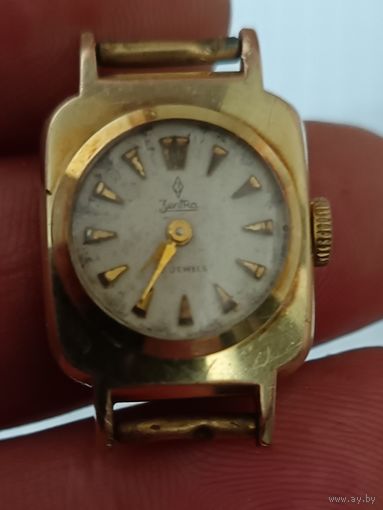 Часы женские редкие позолота. Не полированые.Рабочие.