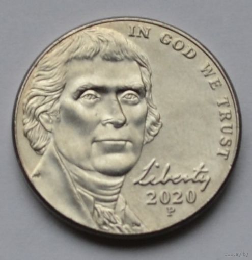 США, 5 центов 2020 г. Р