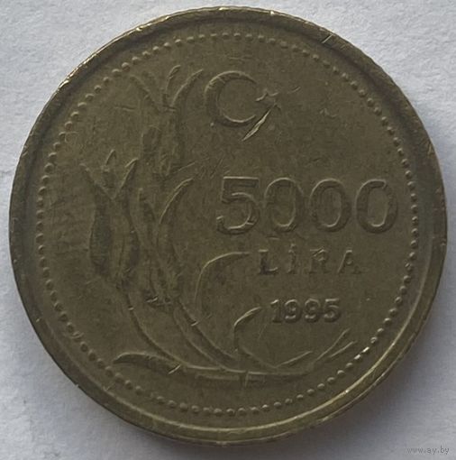 Турция 5000 лир 1995 г.