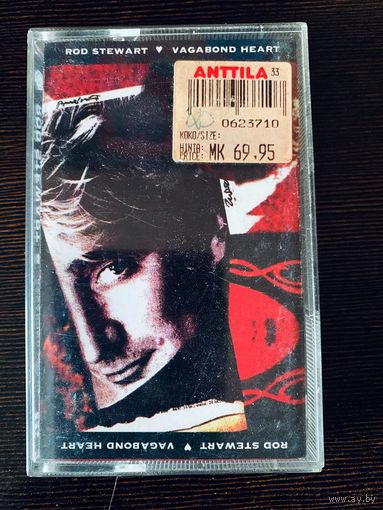 Фирменная Студийная Аудиокассета Rod Stewart - Vagabond Heart 1987 - Warner Music
