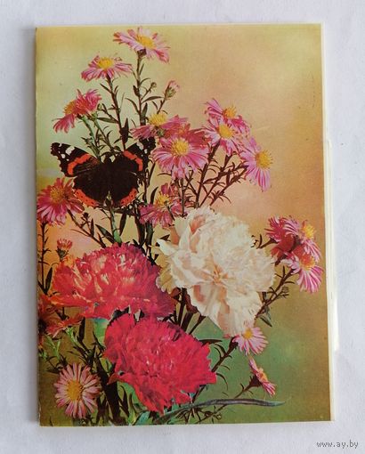 Открытка из СССР 1986г, подписанная.