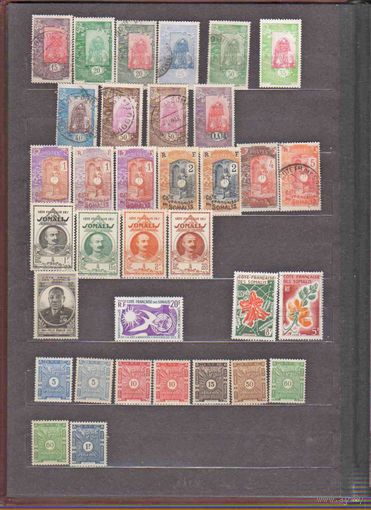 РАСПРОДАЖА ! ФРАНЦУЗСКИЕ КОЛОНИИ И ТЕРРИТОРИИ! СОМАЛИ! СОСТОЯНИЕ НА ФОТО ! МОГУТ ВСТРЕЧАТЬСЯ НАКЛЕЙКИ !