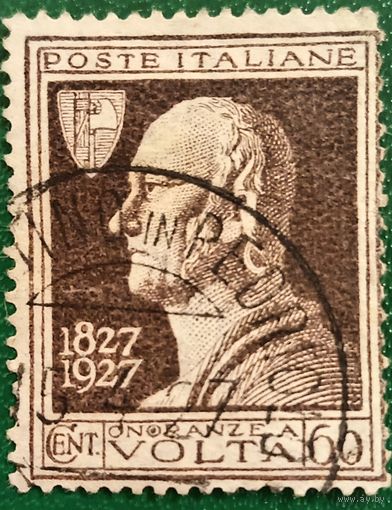 Италия 1927. Итальянский физик Алессандро Вольта 1745-1827
