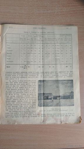 Самовывоз!!! RRR!!! В номере известное фото фермы Бобовня ( возле Копыля ). Еженедельная 16-стр. газета "Zorza wilenska" (Заря Вильна) N 16 16 апреля 1909 г. Почтой не высылаю.