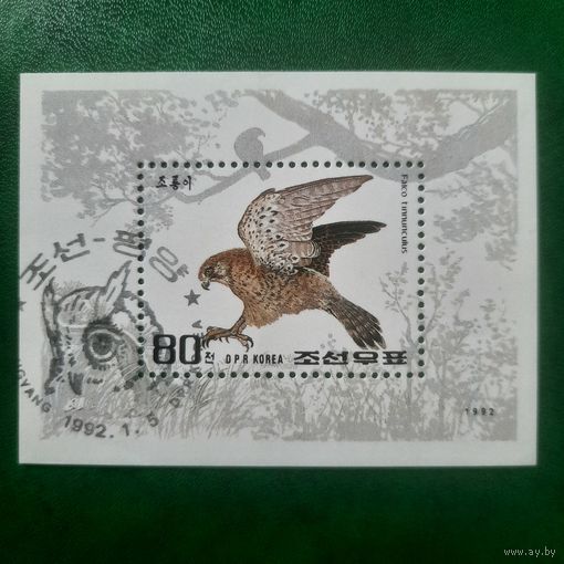 КНДР 1992. Фауна. Птицы. Блок