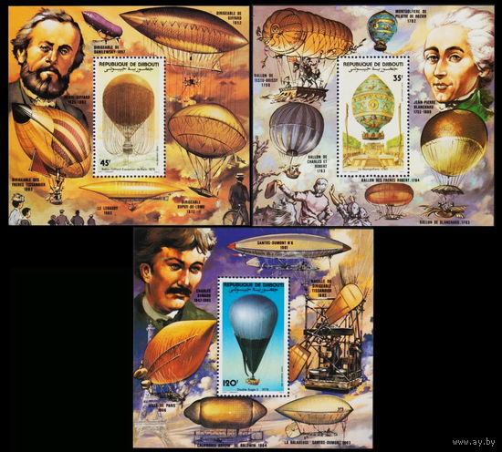 1983 Джибути  Воздушные шары -200 лет авиации  MNH