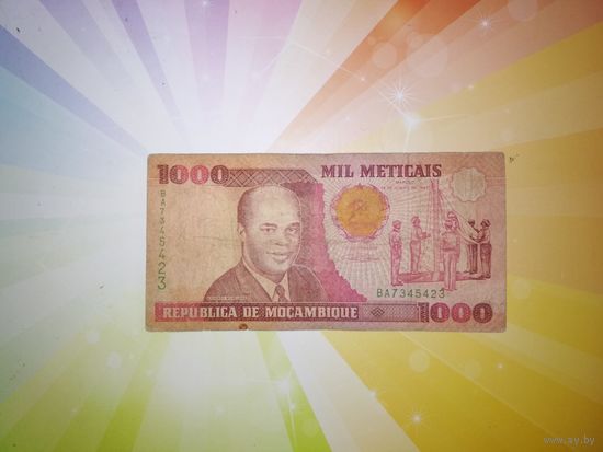 Мозамбик 1000 метикал 1991г