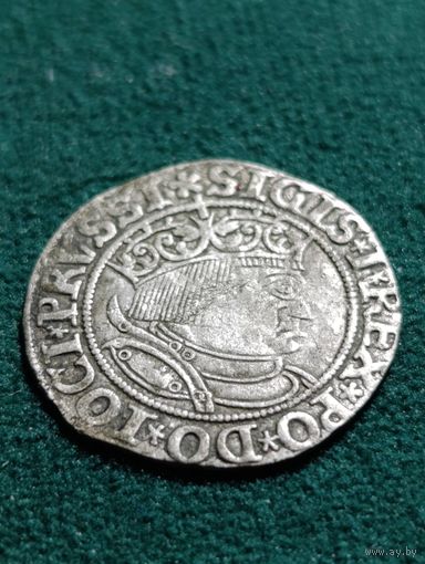 Грош, Сигизмунд I Старый, 1532, Торунь, без МЦ