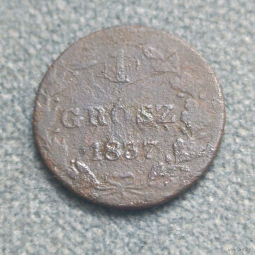 1 грош 1837г