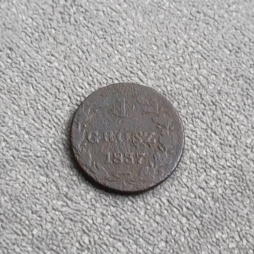 1 грош 1837г