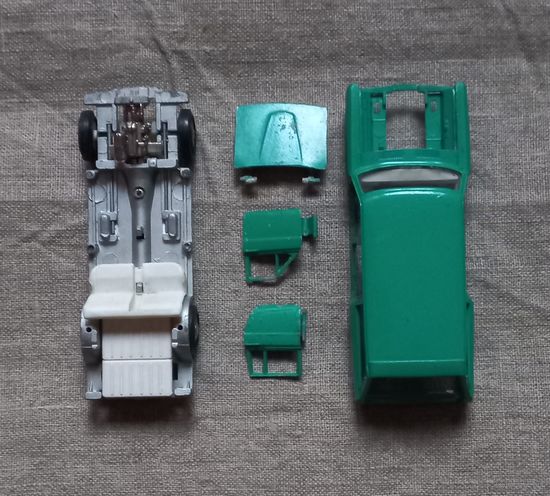 С рубля Модель Волга Газ-24-02  сделано в СССР на запчасти масштаб 1/43