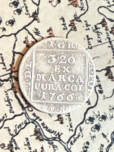 Грош 1776. Хороший в блеске.
