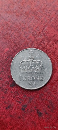 Норвегия 1 крона 1976