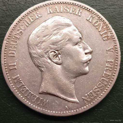 Германия Пруссия 5 марок 1901. Нечастая