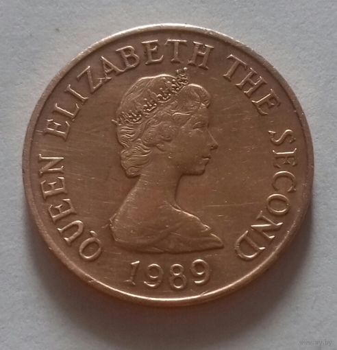 1 пенни, Джерси 1989 г.