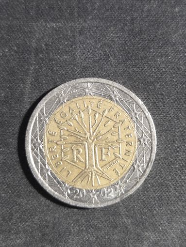 Франция 2 евро 2002