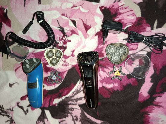 Бритва электрическая Philips и POLARIS 2 сразу
