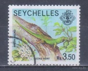 [935] Сейшеллы 1977. Фауна.Ящерица. Гашеная марка. Кат.гаш.5 е.