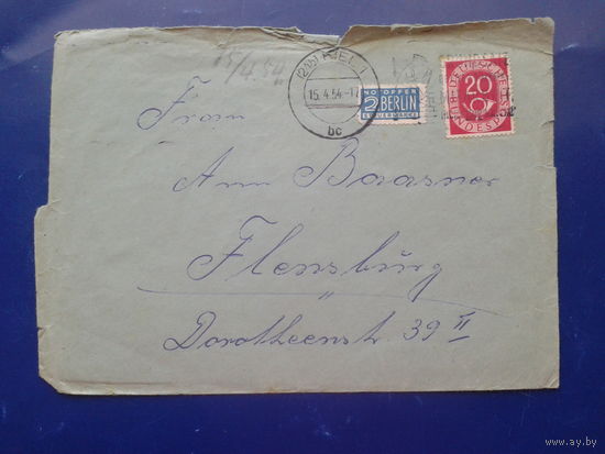 Германия 1954 прошло почту