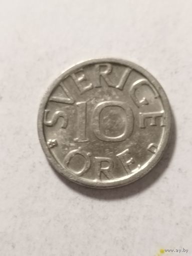 Швеция 10 оре 1988
